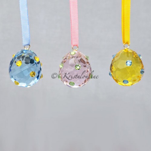 Swarovski Idyllia eieren ornamentset met pastel paaseieren